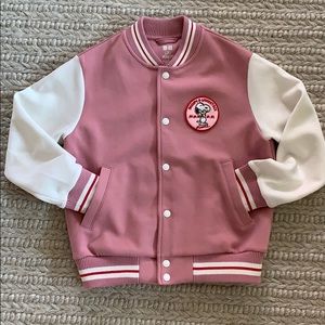 Uniqlo Snoopy Peanuts Bomber Jacket - Like New
